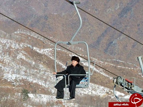 اقدام زشت رهبر کره شمالی در پیست اسکی (عکس)