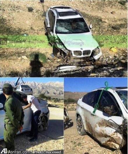 تصادف شدید BMW لوکس در ایران (+عکس)
