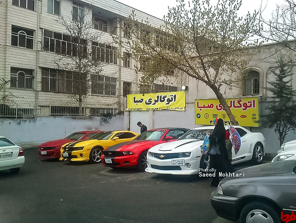 عکس: خودروهای آمریکایی رنگارنگ در تهران