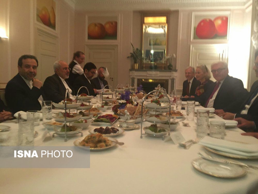 ضیافت افطاری وزیر خارجه آلمان برای ظریف(تصاویر)