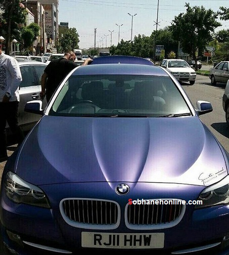 عکس: تنها BMW لوکس با فرمان انگلیسی در ایران