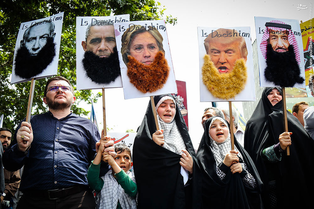 ریش داعشی هیلاری کلینتون (عکس)