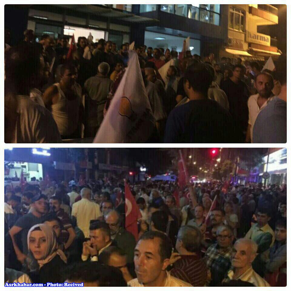 مردم ترکیه به خیابان ریختند (عکس)