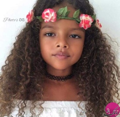 دختر سیاه پوست زیباترین کودک دنیا
