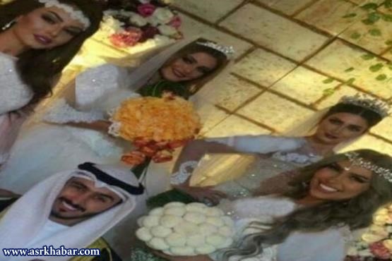 ازدواج همزمان با 4 دختر برای روکم کنی همسر سابق (+عکس)