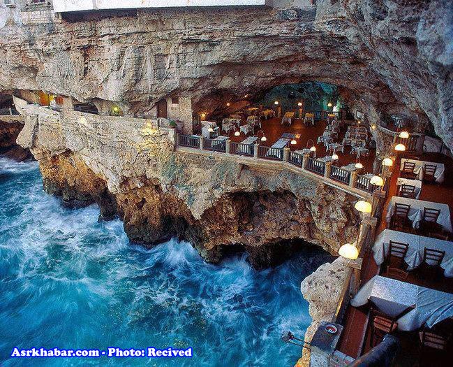 رستورانی جالب در یک غار(عکس)
