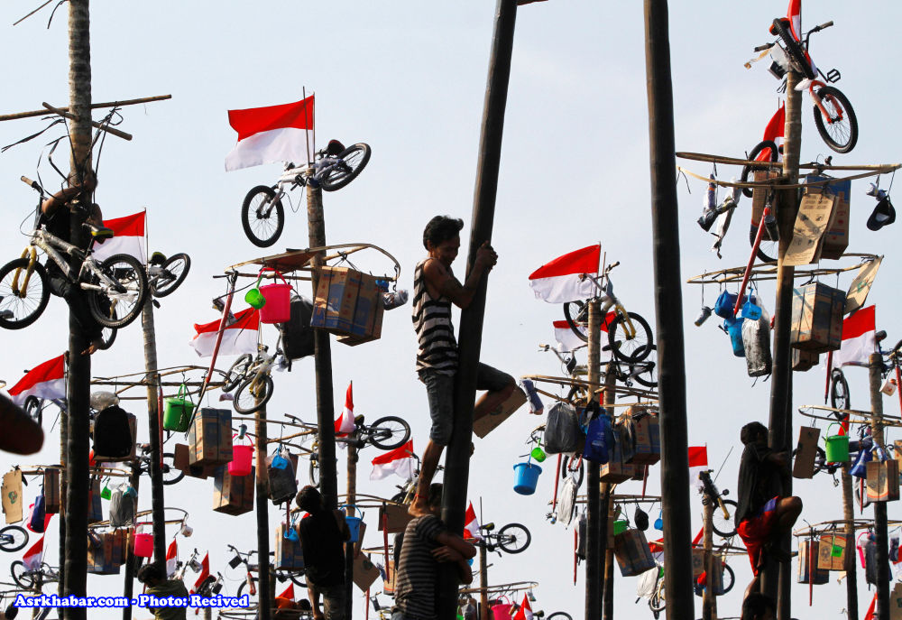 مسابقه بسیار عجیب و غریب در اندونزی (عکس)
