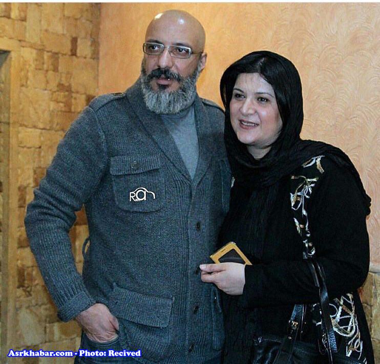 بازیگر مشهور ایرانی در کنار همسربازیگرش(عکس)