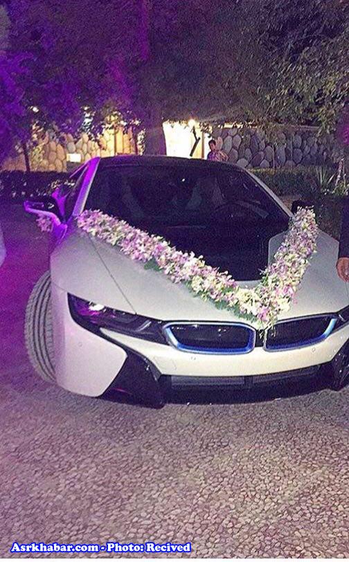 ماشین عروس میلیاردی و لوکس در تهران(عکس)
