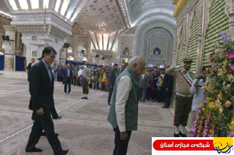 ادای احترام وزیر مشاور امور خارجه هند به مقام شامخ امام خمینی(+عكس)