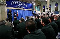 دیدار جمعی از فرماندهان سپاه با رهبر معظم انقلاب اسلامی