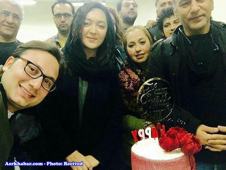 جشن تولد خانم بازیگر ایرانی(عکس)