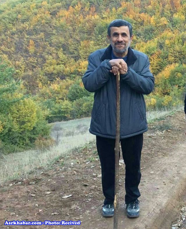 عكس جالب از سفر احمدي نژاد به شمال (عكس)