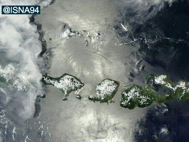 عکس: دریای نقره فام اندونزی از لنز دوربین ناسا