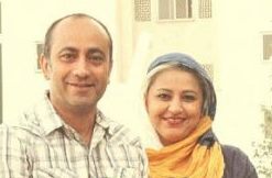 عارف لرستانی در کنار همسرش؛ الهام ناصری(عكس)
