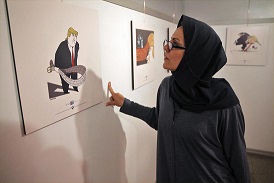 نمایشگاه "ترامپیسم" در تهران (+عکس)