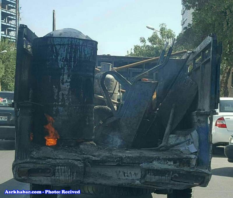 بمب متحرک در خیابان‌های مشهد! (+عکس)