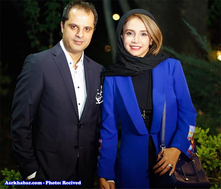 تیپ شبنم قلی خانی و همسرش دیشب در یک مراسم (+عکس)