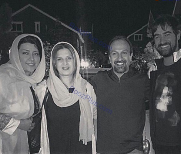 شهاب حسینی و اصغر فرهادی کنار همسرانشان (+عکس)