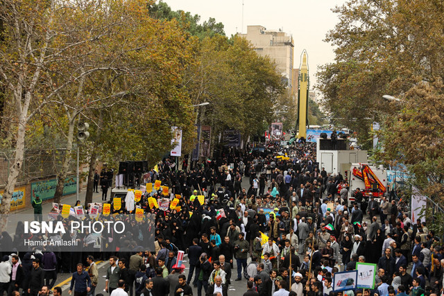 گزارش کامل از برگزاری راهپیمایی 13 آبان در تهران