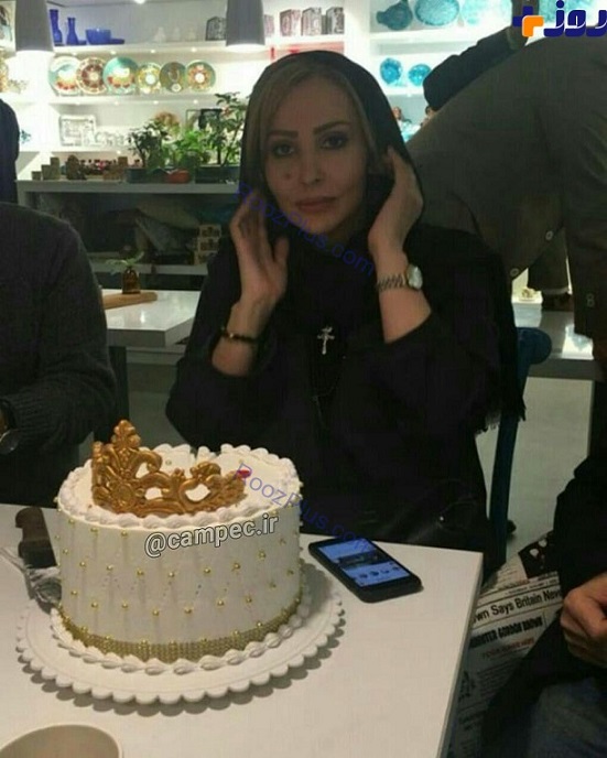 جشن تولد 40 سالگی بازیگر زن پرحاشیه (+عکس)
