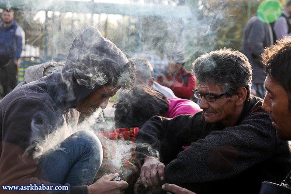 جمع آوري معتادان و خرده فروشان مواد مخدر در محله هاي مولوي، شوش و هرندي تهران (عکس)