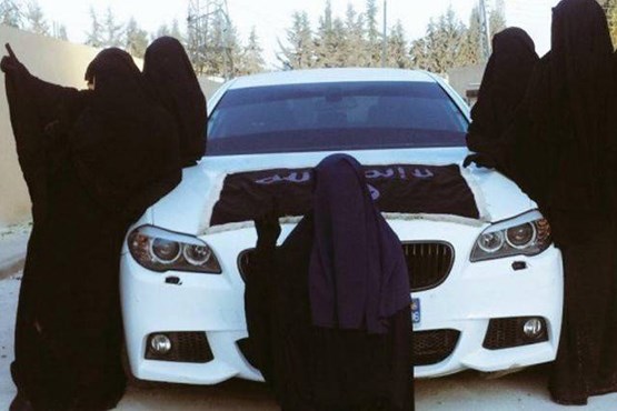گردان زنان داعش(عکس)