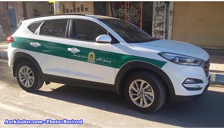 ماشين پليس خاص در خوزستان(عكس)