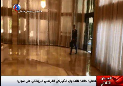 حضور بشار اسد در کاخ ریاست جمهوری(عكس)