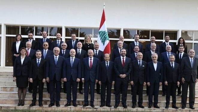 اولین تصویر از دولت جدید لبنان (+عکس)