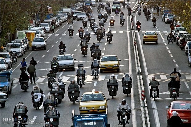 ورود موتورسیکلت به تونل‌ های تهران ممنوع!