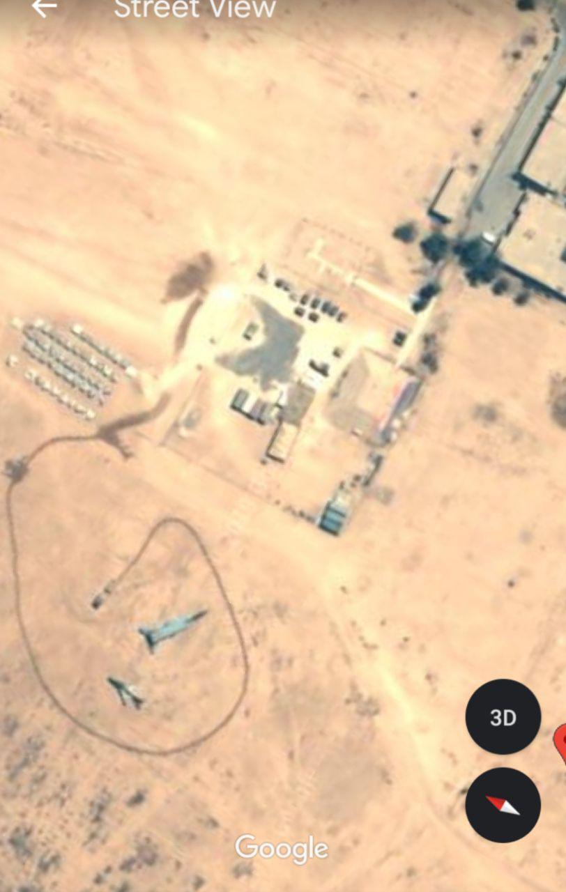 عکس هوایی از آثار حمله موشکی ایران به پایگاه نظامی (+عکس)