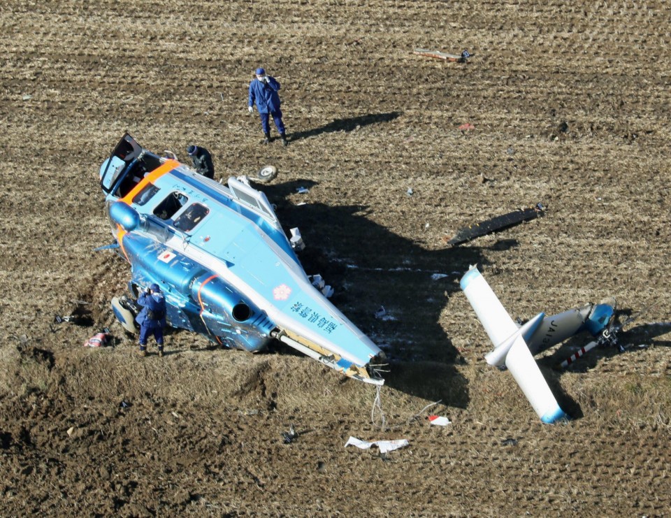 سقوط هلی‌کوپتر حامل قلب پیوندی (+عکس)