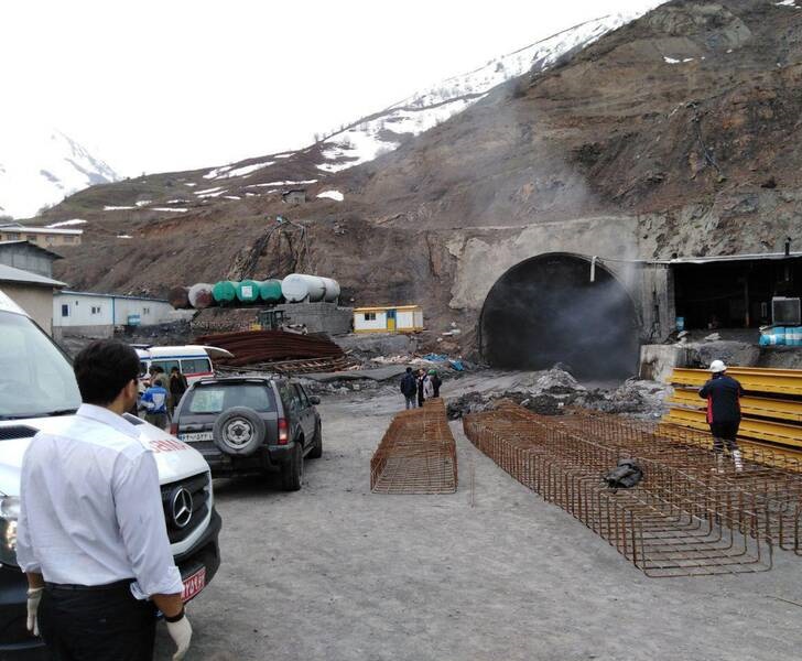انفجار در تونل آزادراه تهران_شمال (+عکس)