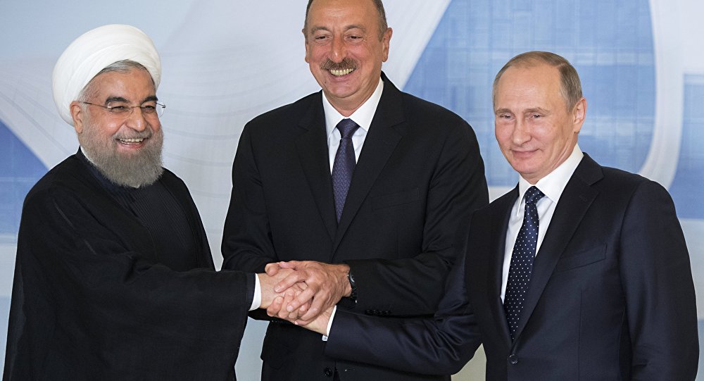 نشست سه جانبه روسای جمهور روسیه، ایران و آذربایجان