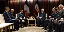 روحانی و مکرون دیدار و گفتگو کردند/ استقبال فرانسه از طرح امنیت منطقه‌ای ایران