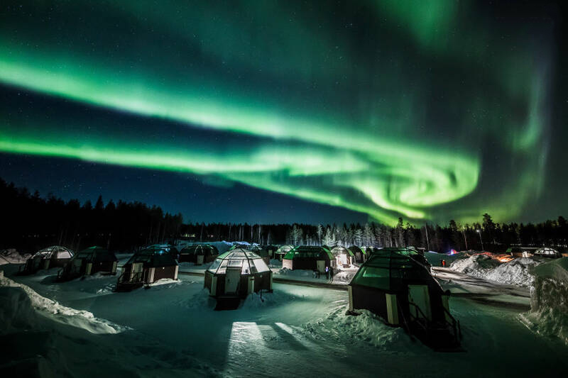 عکسی زیبا از شفق قطبی در آسمان فنلاند (+عکس)