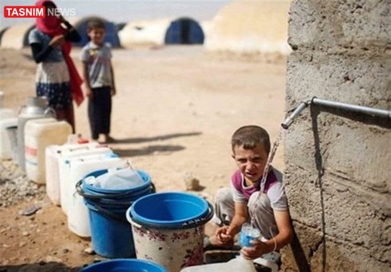قطع آب آشامیدنی یک میلیون سوری در شهر الحسکه توسط ترکیه