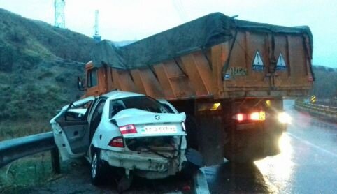 تصادف رانندگی با ۵ کشته در محور کرمانشاه-کامیاران