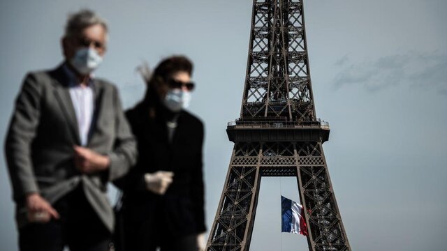 رکورد جدیدشمار مبتلایان روزانه کرونا در فرانسه/ 9 هزار ابتلا در یک روز