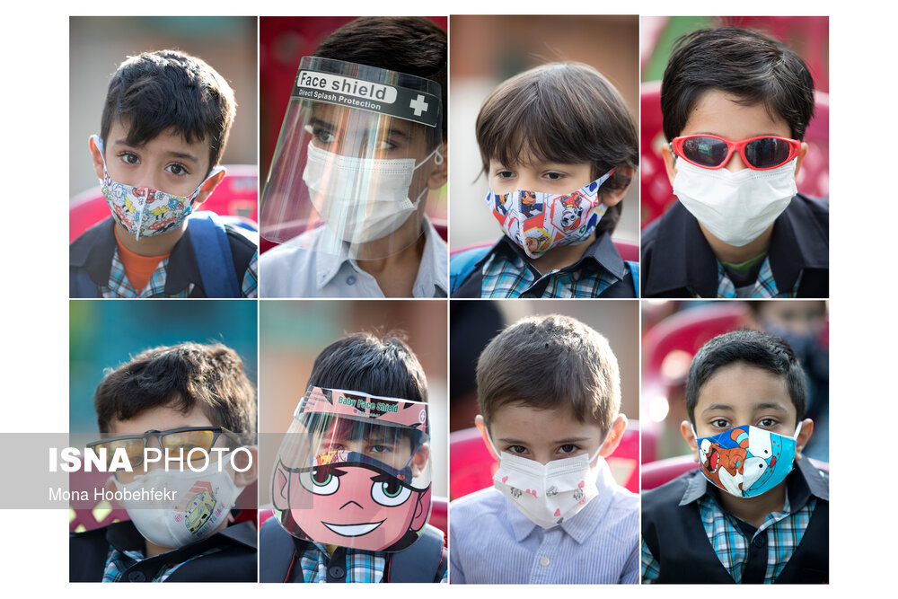 چهره های جالب کودکان در اولین روز مدرسه + عکس