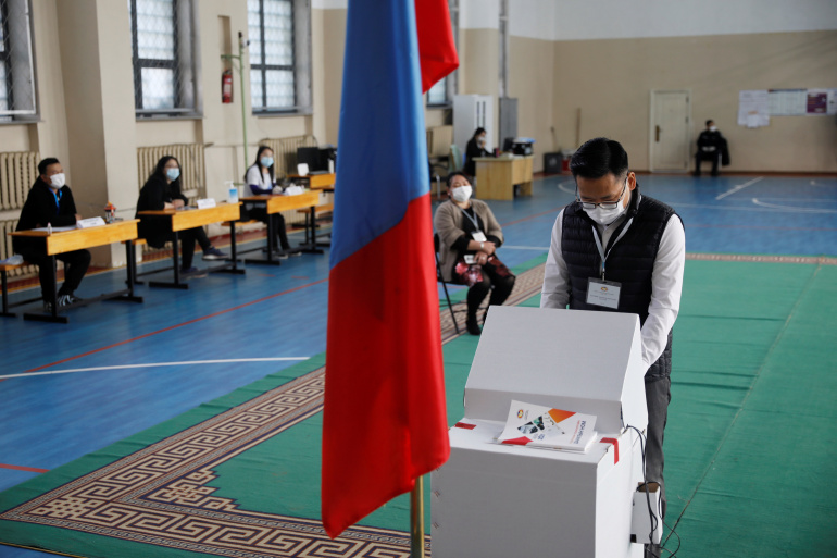 انتخابات ریاست جمهوری مغولستان (+عکس)