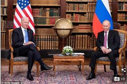 بایدن: روسیه و آمریکا در زمینه منع گسترش تسلیحات اتمی و تغییرات آب و هوا همکاری می‌کنند