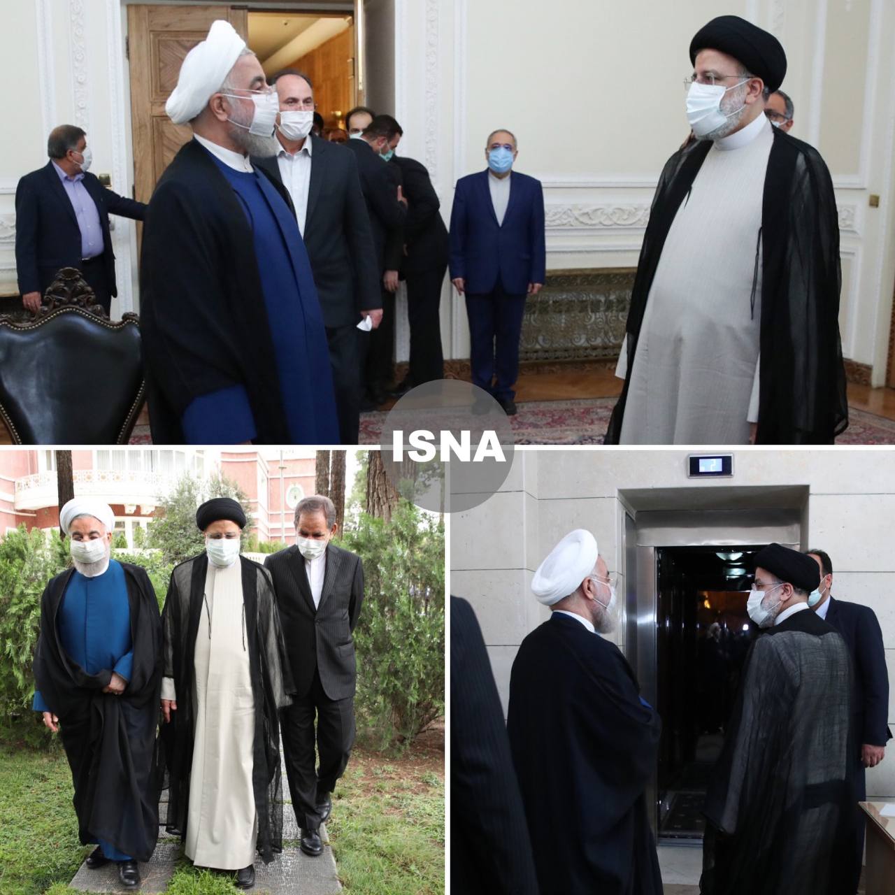 روحانی دفتر ریاست جمهوری را به رییسی تحویل داد(عکس)