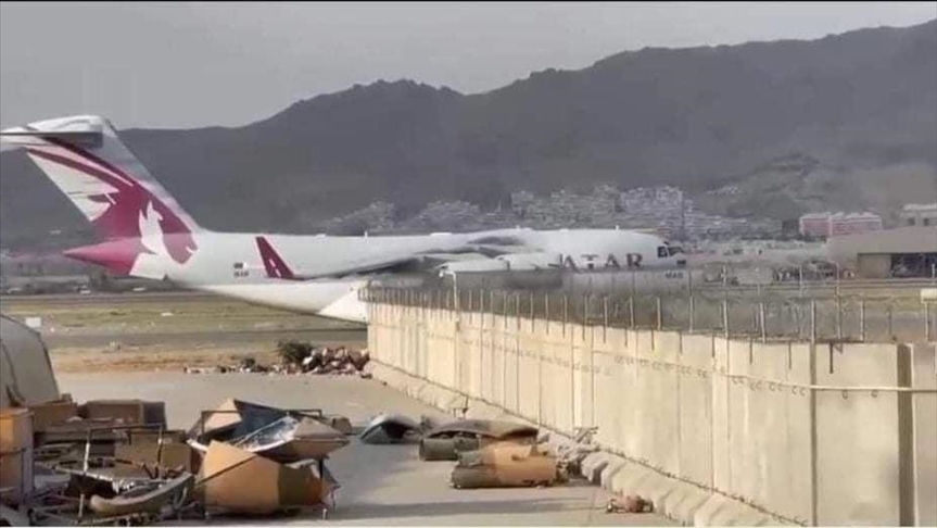 فرود اولین هواپیما در فرودگاه کابل پس از کنترل طالبان