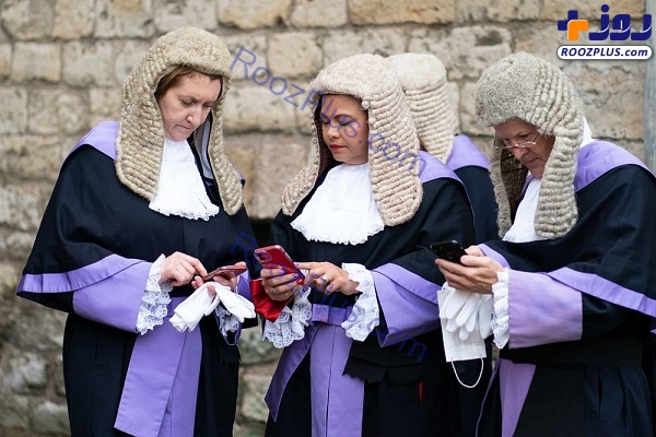 تيپ جالب قضات انگليسي در مراسم آغاز سال قضايي جديد(عكس)