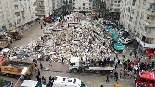 تخریب ۴۰ هزار ساختمان در زلزله ترکیه
