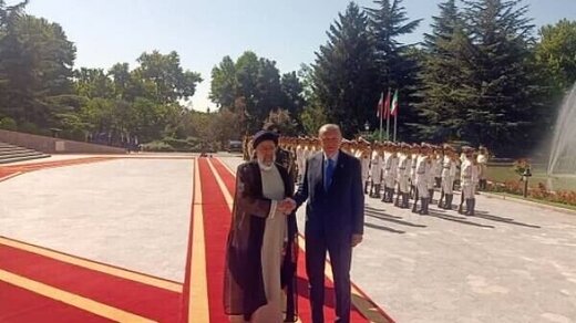 استقبال رسمی رئیسی از اردوغان در سعد آباد + عکس ها