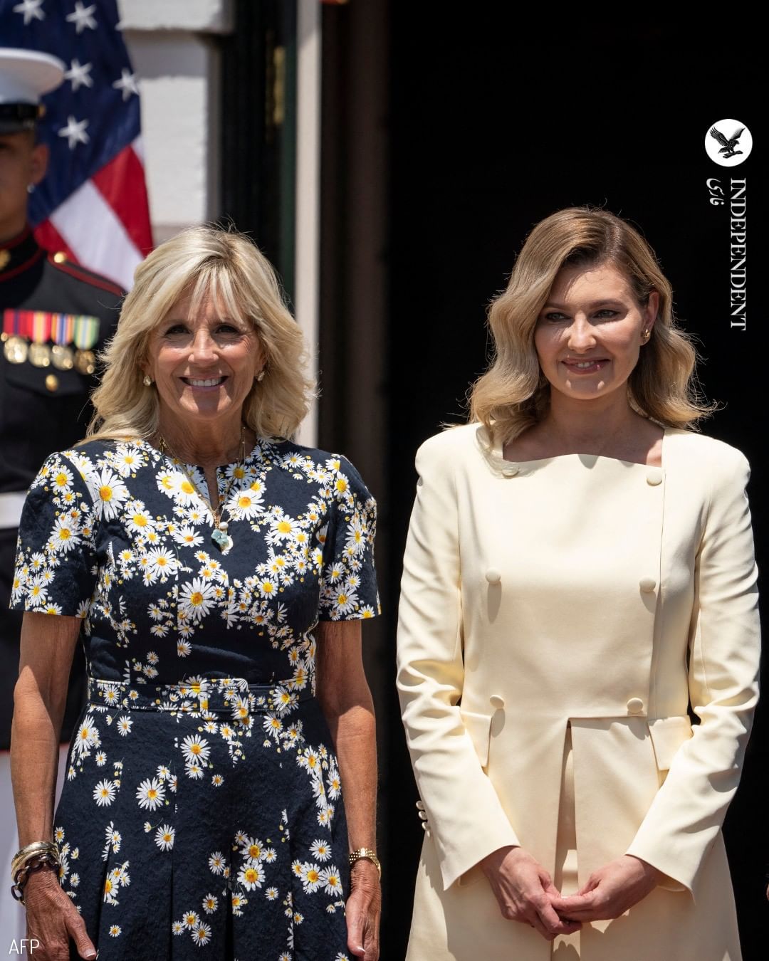 استقبال ویژه از همسر رئیس‌جمهور در کاخ سفید(عکس)