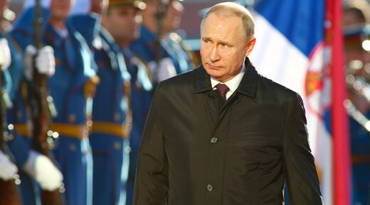 پوتین از ستاد مشترک نظامی روسیه بازدید کرد